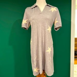 THML gray dress / stars dress NWOT. Never worn. sz M